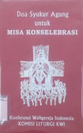 Doa Syukur Agung Untuk Konselebrasi