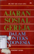 AJARAN SOSIAL GEREJA DALAM KONTEKS INDONESIA