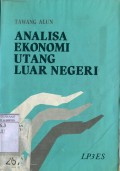 ANALISA EKONOMI UTANG LUAR NEGERI