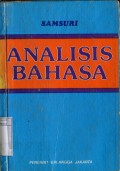 ANALISIS BAHASA