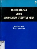 ANALISIS JABATAN UNTUK MENINGKATKAN EFEKTIVITAS KERJA