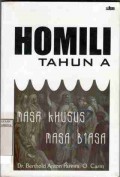 HOMILI TAHUN A: MASA KHUSUS MASA BIASA