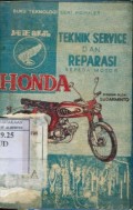 TEKNIK DAN REPARASI SEPEDA MOTOR HONDA