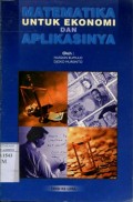 MATEMATIKA UNTUK EKONOMI DAN APLIKASINYA