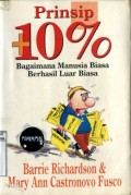 PRINSIP +10% BAGAIMANA MANUSIA BIASA BERHASIL LUAR BIASA