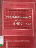 SCHAUM'S OUTLINE SERIES THEORY AND PROBLEMS OF PROGRAMMING WITH BASIC