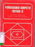 PEMROGRAMAN KOMPUTER FORTRAN IV
