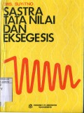 SASTRA TATA NILAI DAN EKSEGESIS