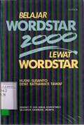 BELAJAR WORDSTAR 2000 LEWAT WORDSTAR